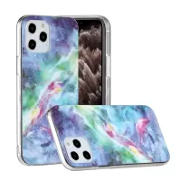 Marble Skin IMD TPU Back Cell Phone Case for iPhone 12 Pro/12 - Blue Starry Sky