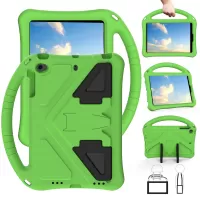 Kickstand Design Shock-Absorbed Handheld EVA Case for iPad mini 4/(2019) 7.9 inch - Green