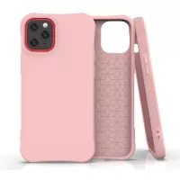 Solid Color Matte Cover Soft TPU Protective Case for iPhone 12 mini - Pink