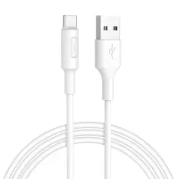 HOCO X25 1M Soarer Type-C Data Transfer Charging Cable - White