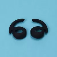 5 Pair/Set Silicone Ear Hooks Skin Cover Holders for Apple AirPods - Black