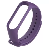 Single-color Silicone Wrist Band Replacement for Xiaomi Mi Band 4 - Purple