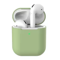 Soft Silicone Case for Apple AirPods with Wireless Charging Case (2019) - Light Green