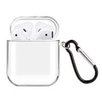 Transparent TPU Case with Hook for Apple AirPods with Wireless Charging Case (2019) / AirPods with Charging Case (2019) (2016)