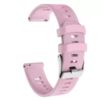 20mm Silicone Smart Watch Band for GarminMove Forerunner 245M/645M/Vivoactive 3t - Pink