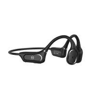 H11 Wireless Bluetooth 5.0 Bone Conduction Headphones Outdoor Waterproof Sports Handsfree Headset with Mic - Black