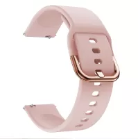 22mm Silicone Smart Watch Strap Pin Buckle Adjustable Watchband Replacement for Huawei Watch GT2e/GT/GT2 46MM - Pink