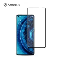 AMORUS Full Coverage 3D Curved Tempered Glass Screen Film [Full Glue] for OPPO Find X2/X2 Pro