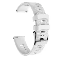 20mm Silicone Smart Watch Band for GarminMove Forerunner 245M/645M/Vivoactive 3t - White