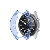 Shockproof TPU Watch Shell for Samsung Galaxy Watch3 45mm SM-R840 Protective Frame - Transparent Blue