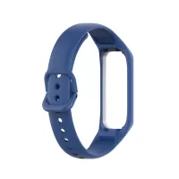 Smart Watch Band Silicone Wrist Strap for Samsung Galaxy Fit2 - Dark Blue