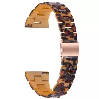 Colorful Resin Watch Band Light Weight Replacement for Samsung Galaxy Watch3 41mm - Leopard