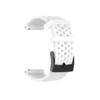 For Suunto Spartan Sport Wrist HR Baro/Suunto 9/D5I 24mm Silicone Watchband Replacement Smart Watch Strap - White