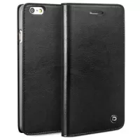 iPhone 6 Plus / 6S Plus Qialino Classic Wallet Leather Case - Black