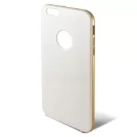 iPhone 6 Plus / 6S Plus Ksix Hybrid Hard Case - White / Gold