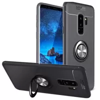 Samsung Galaxy S9+ Magnetic Ring Grip Case - Black