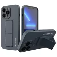 Wozinsky Kickstand iPhone 13 Pro Silicone Case - Navy Blue