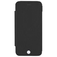 iPhone 6 Plus / 6S Plus Just Mobile Quattro Folio Leather Case - Black
