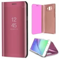 Huawei Mate 10 Luxury Mirror View Flip Case - Rose Gold