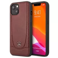 Mercedes-Benz Urban Line iPhone 13 Mini Leather Case - Red / Black