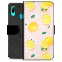 Huawei P Smart (2019) Premium Wallet Case - Lemon Pattern