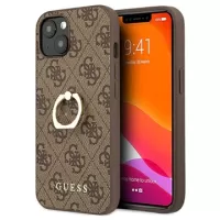 Guess 4G Ring Collection iPhone 13 Mini Hybrid Case - Brown