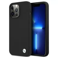 BMW Signature Logo iPhone 13 Pro Max Silicone Case - Black
