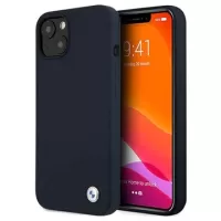 BMW Signature Logo iPhone 13 Mini Silicone Case - Navy Blue