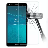 Nokia C1 2nd Edition Tempered Glass Screen Protector - 9H - Clear