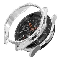 Rhinestone Decorative Samsung Galaxy Watch4 Classic Case - 42mm - Silver