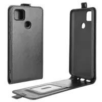 Xiaomi Redmi 9C, Redmi 9C NFC Vertical Flip Case with Card Holder - Black