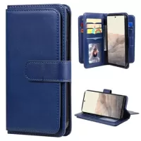 Multi-Card Slot Google Pixel 6 Wallet Case - Blue