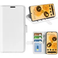 Google Pixel 7 Wallet Case with Magnetic Closure - White