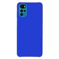 Motorola Moto G22 Rubberized Plastic Case - Blue