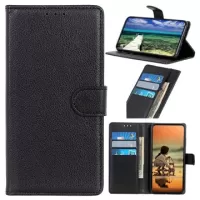 Nokia C21 Plus Wallet Case with Magnetic Closure - Black
