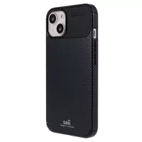 Saii Carbon Fiber iPhone 13 Mini TPU Case - Black