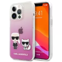 Karl Lagerfeld Karl & Choupette iPhone 13 Pro Hybrid Case - Pink
