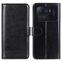 Xiaomi Mi 11 Ultra Wallet Case with Magnetic Closure - Black