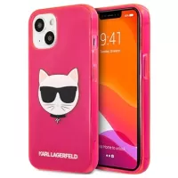 Karl Lagerfeld Choupette Fluo iPhone 13 TPU Case - Pink
