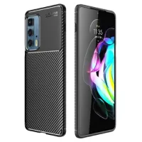 Beetle Carbon Fiber Motorola Edge 20 Pro Case - Black