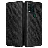 Motorola Moto G Stylus 5G Flip Case - Carbon Fiber - Black