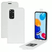 Xiaomi Redmi Note 11/11S Vertical Flip Case with Card Holder - White