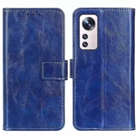 Xiaomi 12 Pro Wallet Case with Magnetic Closure - Blue