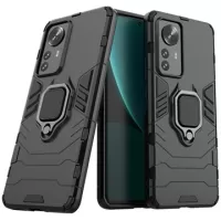 Xiaomi 12 Pro Hybrid Case with Ring Holder - Black