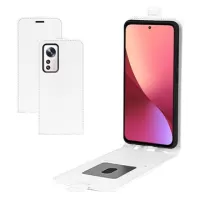 Xiaomi 12/12X Vertical Flip Case with Card Slot - White