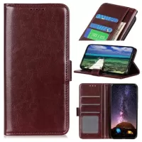 Motorola Moto G51 5G Wallet Case with Magnetic Closure - Brown