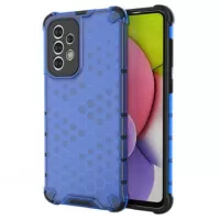 Honeycomb Armored Samsung Galaxy A33 5G Hybrid Case - Blue