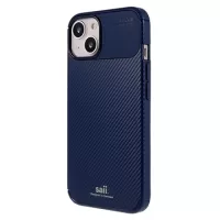 Saii Carbon Fiber iPhone 13 Pro TPU Case - Blue