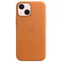 iPhone 13 Mini Apple Leather Case with MagSafe MM0D3ZM/A - Golden Brown