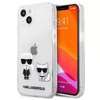 Karl Lagerfeld Karl & Choupette iPhone 13 Mini Hybrid Case - Transparent